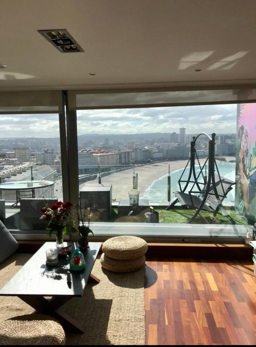 א-קורוניה Apartamento Vistas Coruna 3 Habitaciones מראה חיצוני תמונה