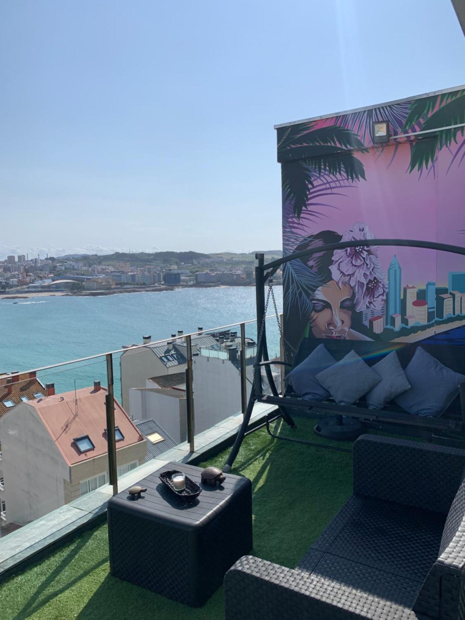 א-קורוניה Apartamento Vistas Coruna 3 Habitaciones מראה חיצוני תמונה